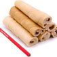 ValueBull Beef Cheek Rolls, Long Lasting Dog Chews, Jumbo 5-6 Inch, 50 Count Bulk Pack - Long Lasting Dog Chews, Rich in Collagen, Single Ingredient, Cleans Teeth