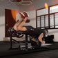 RITFIT Seated Leg Extension and Lying Curl Machine, Adjustable, for Home Gym, Leg Workout Equipment Compatible with 1'' and 2'' Weight Plates, Black, 700 lb