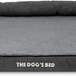The Dog’s Bed Medium Support Memory Foam Dog Bed XXL Plush Grey 51.5x39, Pain Relief: Arthritis, Hip & Elbow Dysplasia, Supportive, Calming, Waterproof Washable Cover,Veterinary-Approved