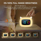 Cute Cat Ear Alarm Clock with RGB 7 Color Night Light & 18 Ringtones,Rechargeable Clock for Kids Bedroom,LED Colorful Digital Display,Bedside Clock for Boys,Girls Birthday Presents(White)