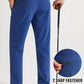 Libin Mens Golf Pants Stretch Work Dress Pants 30"/32"/34" Quick Dry Lightweight Casual Comfy Trousers with Pockets