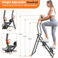 Stair Stepper with Adjustable Resistance for Home Cardio Workout,Upgraded Vertical Climber Machine Full-Body Workout,Compact Folding Exercise Climber, Adjustable Handlebar & Pedals