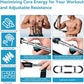 Twister Arm Trainer, Adjustable 66–110LB Arm Exerciser for Forearm, Chest & Triceps Strength, Portable Upper Body Workout Equipment for Home Gym & Office Fitness