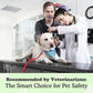 Canine Hitch- Secure Dog Leash Parking Mounted Indoor – Outdoor Wall Hook - Tie Out Stainless Steel Practical Lead Management for Home & Business, Slim Compact 2 Pack