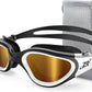 ZIONOR G1 Polarized Swimming Goggles for Unisex Adult Women Anti Fog 100% Anti UV Diving Goggles