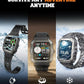 Military Smart Watches for Men (Answer/Make Calls),1.91'' Fitness Smart Watch for Android and iPhone,IP68 Waterproof Fitness Tracker with Step Counter/Sleep Monitor/110+ Sport Modes,Smartwatch for Men