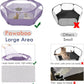 Pawaboo Small Animals Playpen, Waterproof Small Pet Cage Tent with Zippered Cover, Portable Outdoor Yard Fence with 3 Metal Rod for Chick/Kitten/Puppy/Guinea Pig/Rabbits/Hamster/Chinchillas, Purple