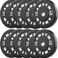 2 Inch Bumper Plates，10-500lbs，Barbell Rubber Olympic Weight Plates Set for Home Gym, Strength Training & Weight Lifting, Multiple Options Colors
