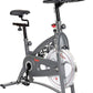 Sunny Health & Fitness Indoor Cycling Exercise Bike w/Pulse Sensors & 4-Way Adjustable Seat, Stationary Home Cardio Training Machine w/Micro-Adjustable Magnetic Resistance for Intensive Cardio Session