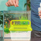 FRCOLOR 2pcs plastic turtle fish tank acrylic reptile cage tortoise habitat Pet Fish Tank Reptile Feeding Tank aquatic turtle tanks and aquariums eamon living habitat mini breeding box