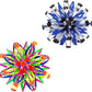 2Pcs Colorful Sphere Expandable Breathing Balls Fidget Toy-Great Anxiety Stress Reliever,Collapsible Expanding Magic Ball Toys for Kids & Adults Mindfulness Meditation Practices , Yoga -ADHD