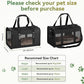 Petsfit 19x12x12 Pet Carrier for Large Cats (up to 20 lbs), Soft-Sided Small Dog Travel Carrier, Upgraded with Patented Buckle and Soft Padding, Ideal for Car Road Trips,Black