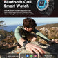 Smart Watches for Men, Bluetooth Call Military Smart Watch, Waterproof Fitness Tracker with Heart Rate/Blood Oxygen/Sleep Monitor/124 Sports Modes, Tactical Watch for Android Phones & iPhone (Silver)