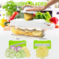 Vegetable Chopper & Spiralizer - Food Chopper with Container | Fruit Slicer, Kitchen Gadget | Dice, Slice, Shred Veggies/Fruits | Perfect for Salads（17-in-1green）