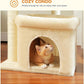PEQULTI Cat Tree Cat Tower for Large Cats with Sisal-Covered Scratching Posts and Extra-Large Cat Perch Suitable for Indoor Cats