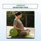 Yogikuti Iyengar Yoga Bolster for Restorative Yoga and Meditation – Lightweight Cotton Support Pillow with Handle for Easy Carry, Versatile for Pose Modification, Balance, Back Relief, and Relaxation
