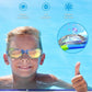 Kids Swim Goggles, Swimming Goggles for Kids with Nose Clip, Earplugs, Nose Bridge for Age 3-15