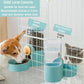Hanging Automatic Rabbit Food Water Dispenser, Auto Dog Kennel Water Dispenser 35OZ Gravity Bunny Feeder, Dog Cage & Crate Water Dispenser for Rabbit Guinea Pig Hedgehog Ferret Kitty Puppy