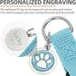 PUPTECK No Pull Dog Harness Soft Adjustable Basic Nylon Step in Puppy Vest Outdoor Walking with ID Tag and A-ir Tag Case, Sky Blue, L