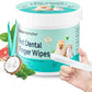 Pet Dental Finger Wipes for Dogs & Cats, Dog Teeth Cleaning Wipes Tooth Brushing Kit by Remove Plaque and Tartar & Freshens Breath Buildup No-Rinse Dog Finger Toothbrush Mint Flavor