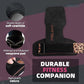 Frelaxy Lifting Wrist Straps Women and Men, Weight Lifting Grips with Cushion Wrist Loop, Double Layer Leather and Storage Pouch, Gym Workout Straps for Deadlift and Powerlifting