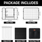 PJYuCien Dog Playpen Plus Storage Bag, 24" H 8 Panels Puppy Pen with Square Bottom, Heavy Duty Dog Fence for Puppies/Small Dogs