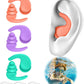 Kids Swimming Ear Plugs,3 Pairs Waterproof Reusable Silicone Child Swim Earplugs for Swimming Surfing Bathing Showering,Small Children Water Ear Plugs Suitable for Boys and Girls (Kids 4-12 Years Old)