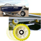 4 Pcs 5" X 3" Boat Trailer Wobble Rollers Polyurethane Mounting Hole Diameter 3/4"