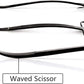 Aquascaping Tools 7 in 1 Kit Aquarium Plant Scissors Tools Set Curved & Waved Scissor Tweezers Spatula Stainless Steel Anti Rust Tools for Aquascape Black