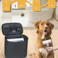 Pet Grooming Bag, Dog Cat Grooming Supplies Organizer Bag Pet Hair Removal Trimming Cleaning Tool Kit Storage Bag (Black)