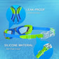 Kids Swim Goggles, Swimming Goggles for Kids with Nose Clip, Earplugs, Nose Bridge for Age 3-15