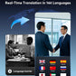 EUQQ AI Language Translation Earbuds, Bluetooth 5.4 Headphones Translator for 144 Languages & Accents