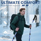 Collapsible Hiking Poles, 7075 Aluminum Trekking Poles, 2pc Lightweight Folding Adjustable for Men & Women, Walking Sticks for Hiking, Camping, Backpacking