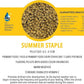 MICROBE-LIFT MLLSSSM Summer Staple Floating Fish Food Pellets for Ponds, Water Gardens, and Fountains, for Live Goldfish and Koi, 10 Ounces