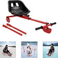 Snow Racer Sled, Modern Ski Scooter Scooter Board Snow Racer Sled up to 176.4lbs for Kids and Adults