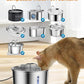 Cat Water Fountain Filter, Filters Replacement for 108Oz/3.2L&67Oz/2L&135Oz/4L Stainless Steel Pet Water Drinking Fountain, Dog Indoor Water Dispenser Fountain Carbon Filter, 12 Filters & 12 Sponges