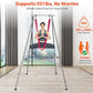 VEVOR Aerial Yoga Frame, 9.67 ft Height Swing Stand, Max 551.15 lbs Load Chrome-Plated Steel Pipe Inversion Yoga Rig for Indoor Outdoor Use