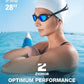 ZIONOR Swim Goggles, G1 SE Swimming Goggles Anti-fog for Adult Men Women