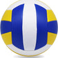 Magicorange Volleyball, 6 Pack Official Size 5 Volleyballs- PU Leather Indoor Outdoor Soft Touch Recreational Volleyballs for Beach Play, Game,Gym,Training -Includes Ball Pump