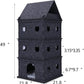 4-Tier Indoor Cat Apartment，Cozy Pet Cat Bed, Hideaway, and Sturdy Cat Castle for Multiple and Large Cats