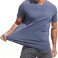 VEIISAR Premium V Neck T Shirts for Men - Modern Fitted Tees Vneck Undershirts