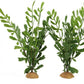 JIHAQUA Lifelike Reptile Tank Plant Decor - Realistic Artificial Plastic Plant for Terrariums and Pet Enclosures (Style D 2 Pack)