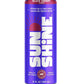 Sunshine Sparkling Energy Drink, Black Cherry with Daily Essential Vitamins, 360mg of Electrolytes, 70mg of Natural Caffeine, 12 Fl Oz (Pack of 24)