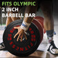 Olympic Bumper Plates Set, 2" Weight Plates for Strength Training & Weightlifting, Paris or Set or Set with Barbell, Multiple Options