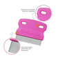 6 Pieces Pet Lice Combs Dog Grooming Flea Cat Tear Stain Comb for Removal Dandruff, Hair Stain, Nit(White, Yellow, Green, Purple, Orange, Dark Blue)