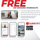 Sunny Health & Fitness Smart Indoor Recumbent Bike Trainer, Home Full Body Workout & Cardio Cycling Machine for Seniors, Free SunnyFit Bluetooth Connect, Optional Arm Exerciser Hand Cycle & Bands