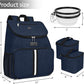 BAGLHER丨Dog Travel Bag, Airline Approved Pet Supplies Backpack, Dog Travel Backpack with 2 Silicone Collapsible Bowls and 2 Food Baskets