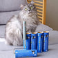 Extreme Sticky Large Surface Lint Roller, 6.3'' Giant Pet Hair Remover Roller for Pet Dog Cat Hair, Clothes&Furniture Cleaning, 90 Sheets (1 Roller + 2 Refills)