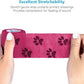 WePet Pet Wrap, Self-Adhesive, Only Sticks to Itself, Non-Woven Tape for Dog Legs, Paws, Wounds, First Aid Cohesive Gauze for Horse, Cat, Bird, Animal, 6 Rolls, 2 Inch, Pawprints B