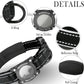 Upgraded AirTag Dog Collar, IP68 Waterproof Dog Collar with Apple Air Tag Holder, Reflective Adjustable Heavy Duty Dog Collars with Soft Padded for Small, Medium and Large Dogs,Black, S